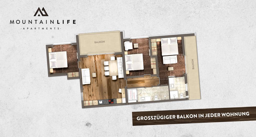 Apartamento Mountain Life Kappl  Exterior foto